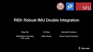 RIDI: Robust IMU Double Integration