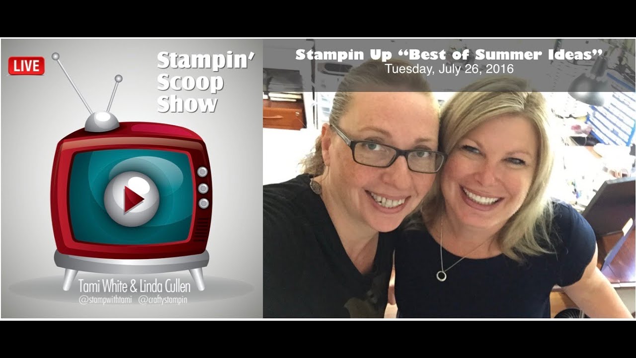 The Stampin Scoop Show Episode 14 - the Best of Summer Projects paper mache