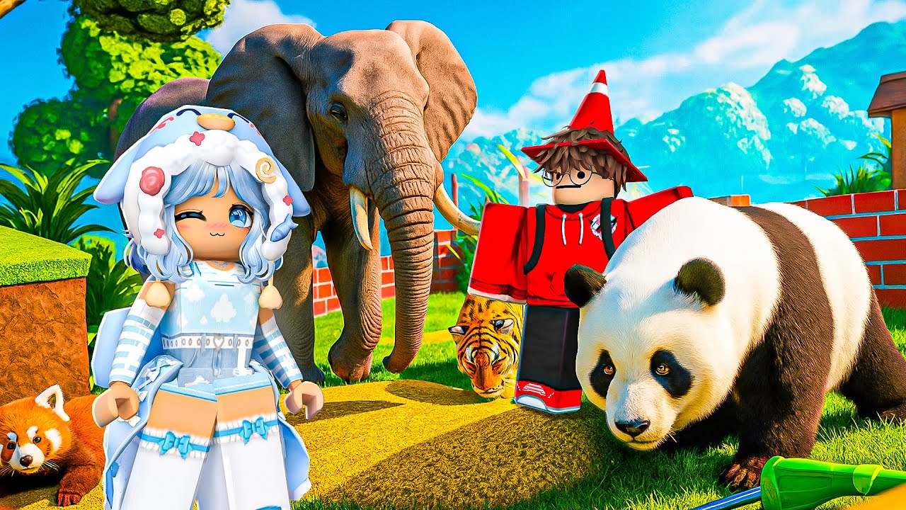 CRIAMOS O MELHOR ZOOLÓGICO DO ROBLOX