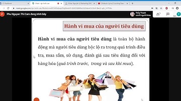 HÀNH VI NGƯỜI TIÊU DÙNG