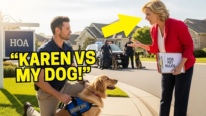 HOA Karen Tried to Ban My Service Dog  Then Went Silent When the Police K9 Unit Arrived for Training