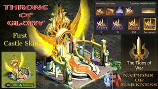 Throne of Glory - First Castle/Town Skin in game  #NationsOfDarkness screenshot 4
