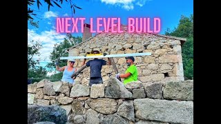 Restauration Of Centuries OLD GRANITE BARN On Our Off Grid Homestead In Central Portugal