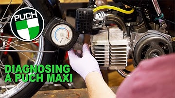 Diagnosing a Puch Maxi Moped Checking for Spark, Compression, and Fuel!