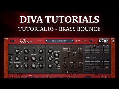 Diva tutorial 03 - Brass Bounce