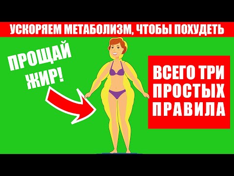 Как УСКОРИТЬ МЕТАБОЛИЗМ и ПОХУДЕТЬ. Три Простых Правила