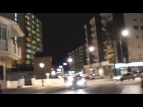 Прогулка по вечерней Фуэнхироле ОЭСТЭ. (ноябрь 2015) Центральная набережная Фуэнхиролы ночью.