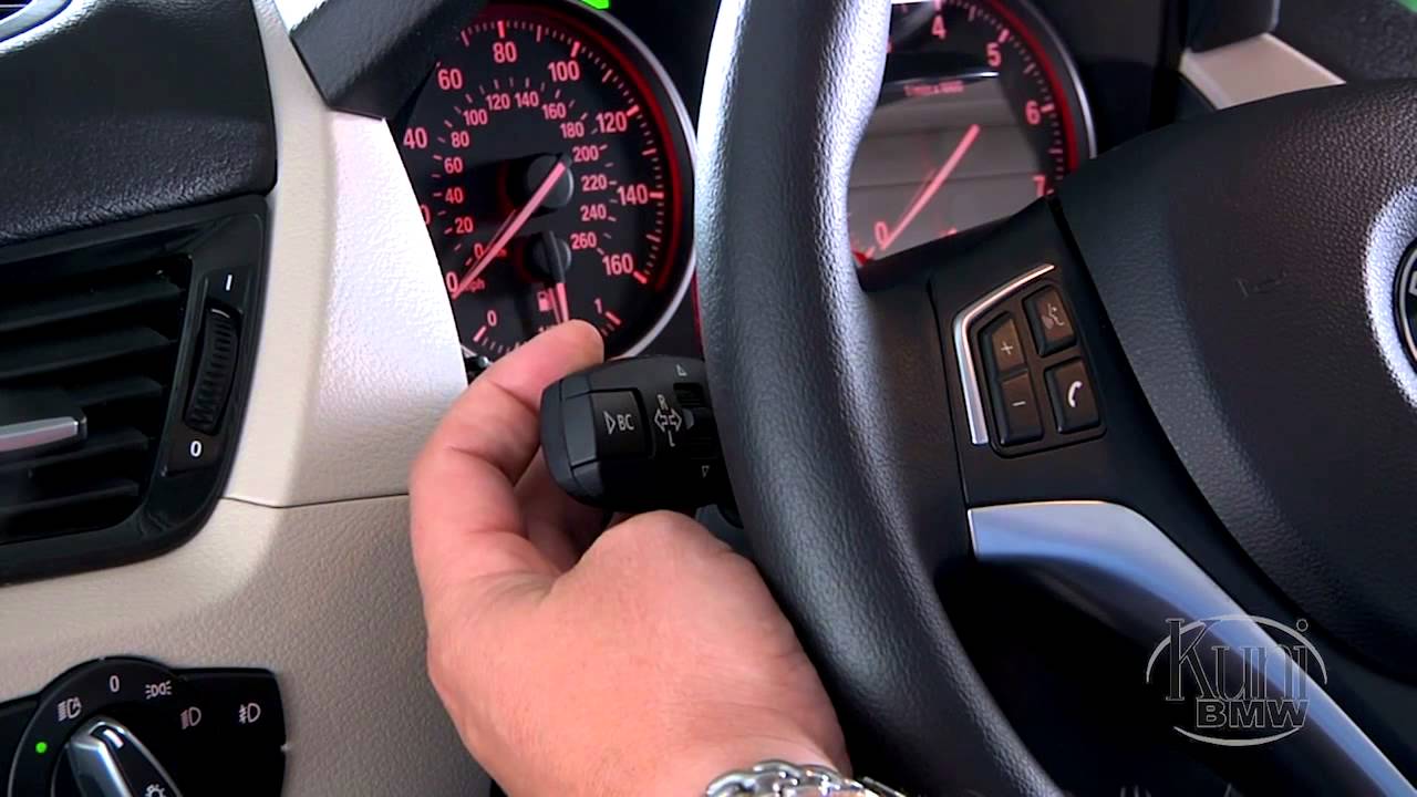 BMW X1 Turn Indicator Stalk - YouTube