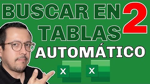 ¿Cómo buscar en dos tablas diferentes con BuscarV en Excel?