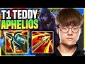 TEDDY IS A MONSTER WITH APHELIOS! - T1 Teddy Plays Aphelios ADC vs Samira! | Season 11
