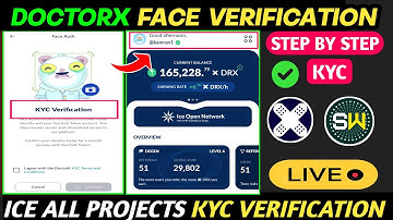 Ice Network All Project Face Verification Process | DoctorX Face Verification Step by Step Guide