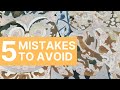 My first paint by numbers tips - 5 mistakes to avoid