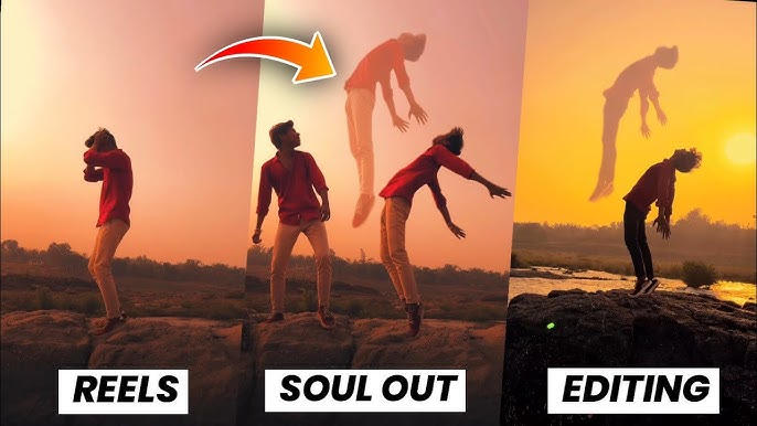 soul out video editing reels new trending tutorial | how to make double  role video in capcut