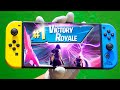 Así es jugar FORTNITE EN NINTENDO SWITCH A 60 FPS 😱😂 *Es Hermoso*