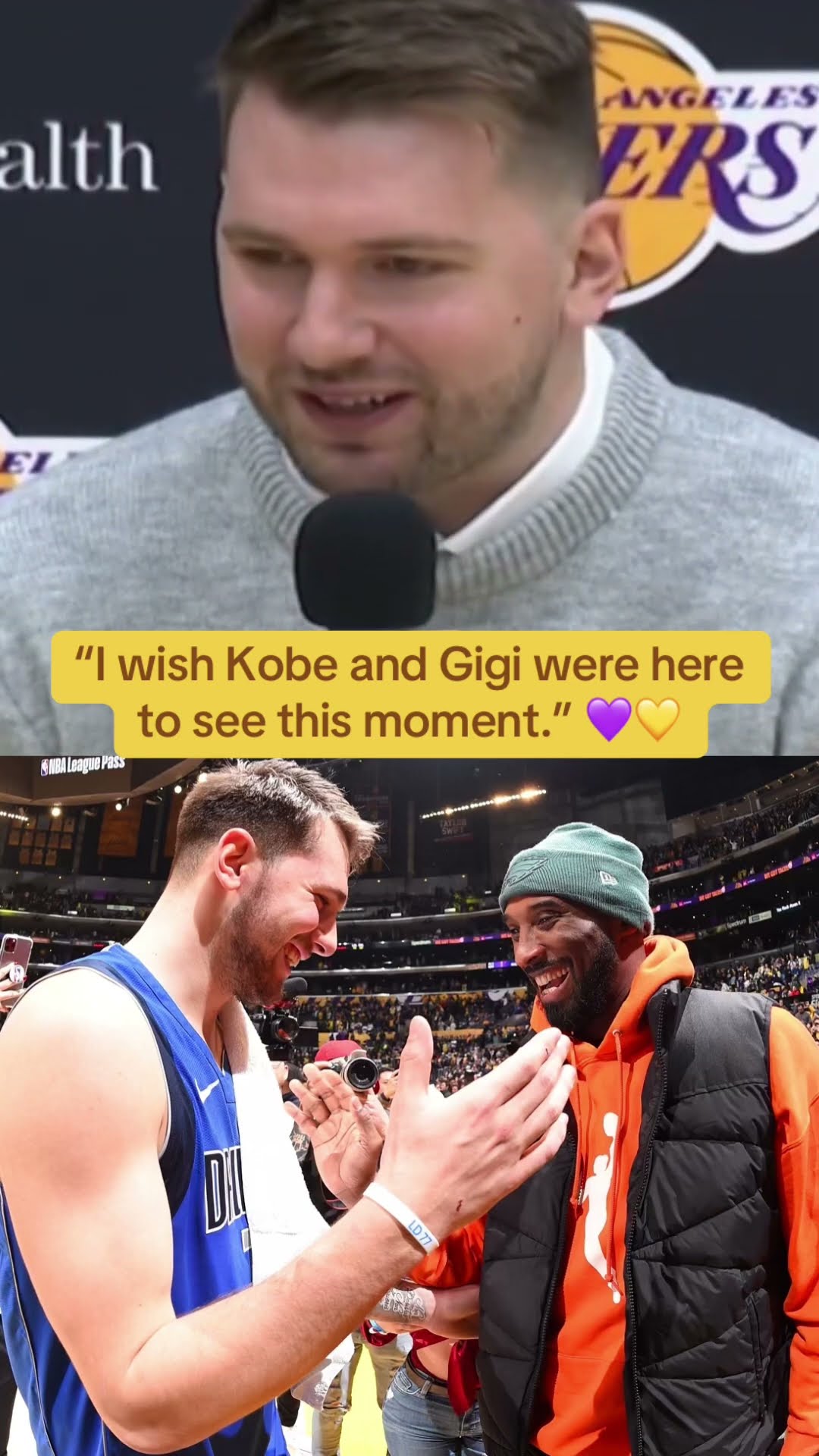 Luka on first time meeting Kobe?