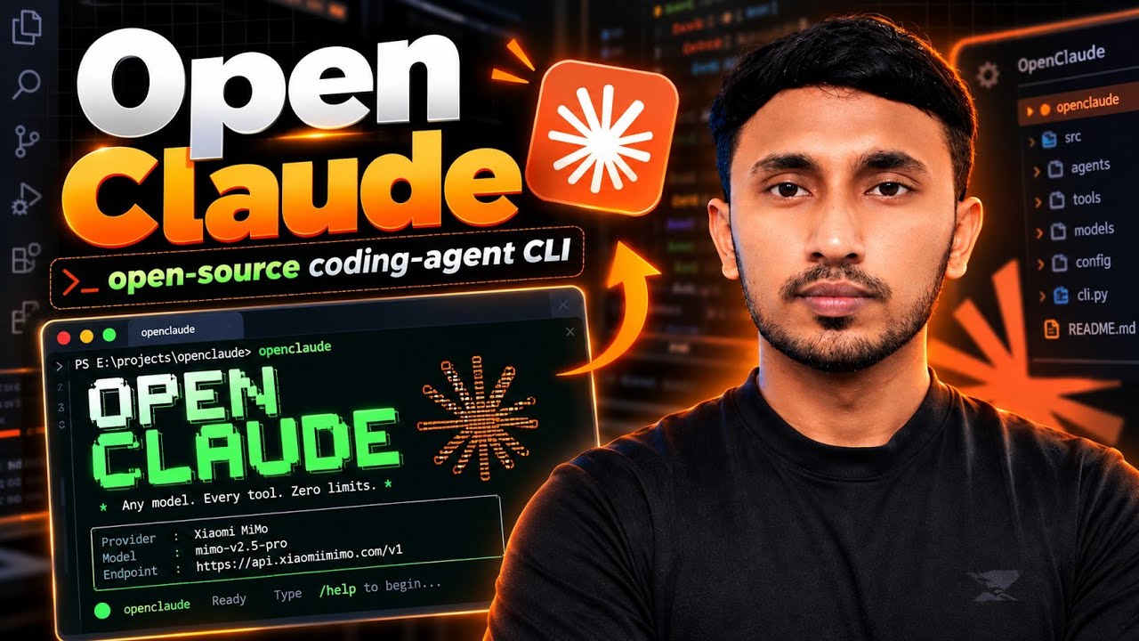 OpenClaude Tutorial | Free Coding Agent with GPT, Claude & Ollama - YouTube