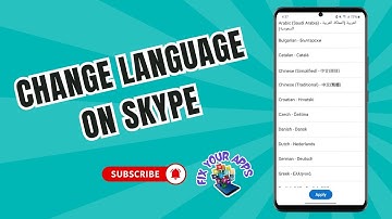 How to Change the Language on Skype