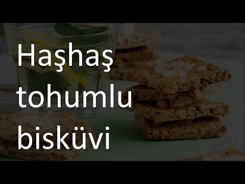 Video: Haşhaş Bisküvi