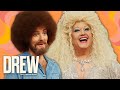 Drew Barrymore Learns How to Style Billy Ray Cyrus Wig for Halloween | The Drew Barrymore Show