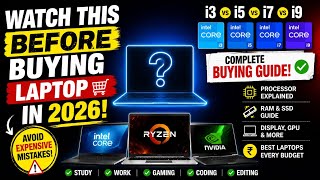 Watch This Before Buying a Laptop in 2026 | Best Laptop Buying Guide (Intel, AMD &amp; More)