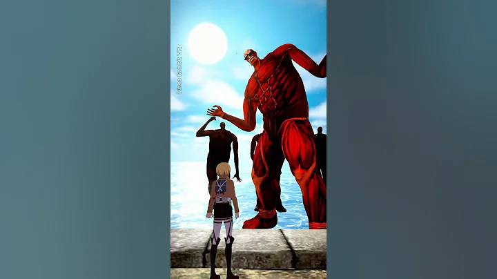 Colossal Titan: Blue Shirt Guy 💀#aot #attackontitan #anime #fyp #meme #dancetrend #vrchat