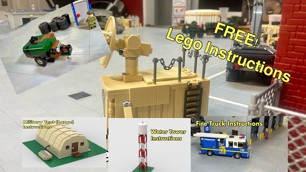 Free military Lego instructions compilation.