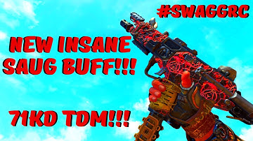 New BUFFED SAUG 9mm Best Class Setup Is INSANE!!! 71KD TDM!!! (black ops 4) #SwaggRC
