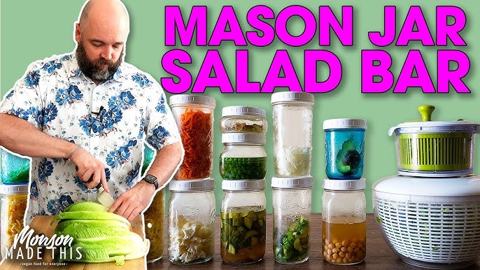 Chicken Cobb Mason Jar Salad • A Sweet Pea Chef