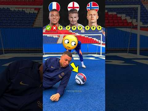 Mbappe VS Beckham VS Haaland | Trick Skill Challenge🎯