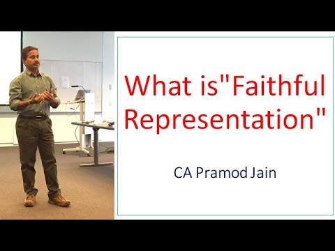 what is faithful representation