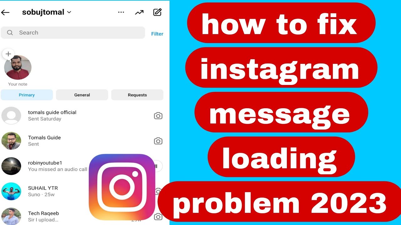 how to fix instagram message loading problem 2023 how to fix
