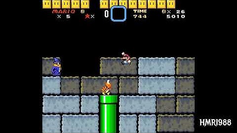 SMW Custom Level - Coffee Wastelands Tower 2