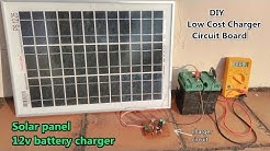 12v Solar Battery Charger / DIY Charger Control Circuit Board  / POWER GEN