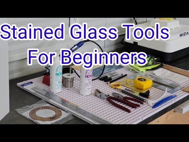 Beginner Stained Glass. Cutting & Soldering Tool Set. Comfortable Carb –  GlassCompositions