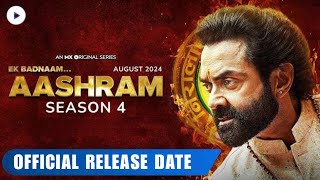 Ashram Season 4 Release Date L Aashram Season 4 Official Trailer I Amazonmx Player I Bobby Deol I