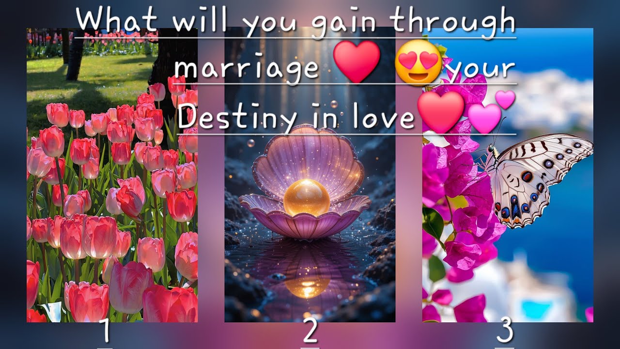What will you gain through marriage ♥️ 😍your Destiny in love❤️💕💘pick an image to find out 🧿 🔮