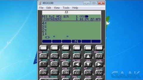 HP calculators: Transparent menu names on 48 series - Gaak