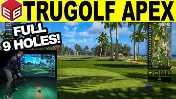 TruGolf E6 Apex Golf Simulator Software Review! FULL 9 Holes! 🏌️‍♂️⛳