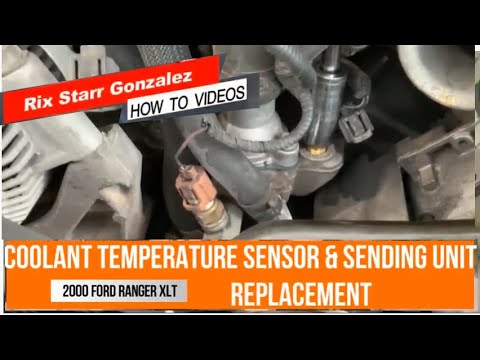 How to Video - coolant temperature sensor and sending unit installation - 2000 Ford Ranger