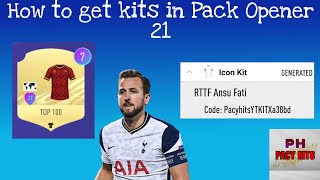 How to get kits in Pack Opener for fut 21!!! - YouTube