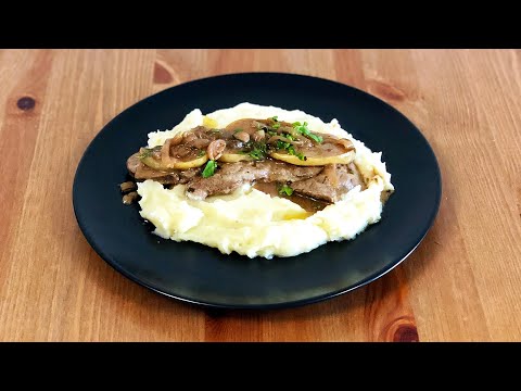 Vidéo: Foie De Veau Avec Purée De Pommes De Terre