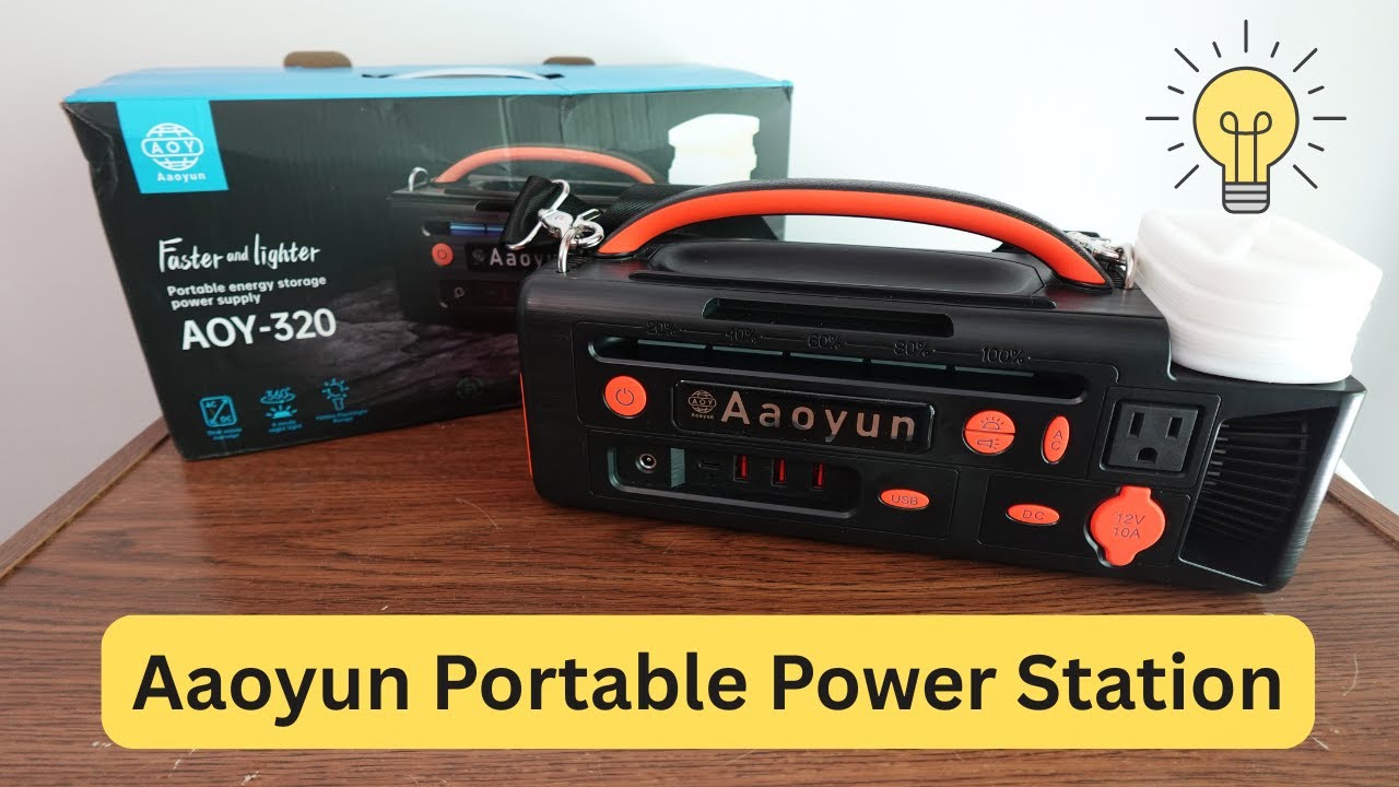 Aaoyun AOY-320 Portable Power Station ‪@Aaoyun88‬ - YouTube
