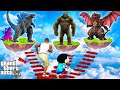 SHINCHAN AND FRANKLIN FOUND JURASSIC STAIRS IN GTA5 (NEW) || SumitOP