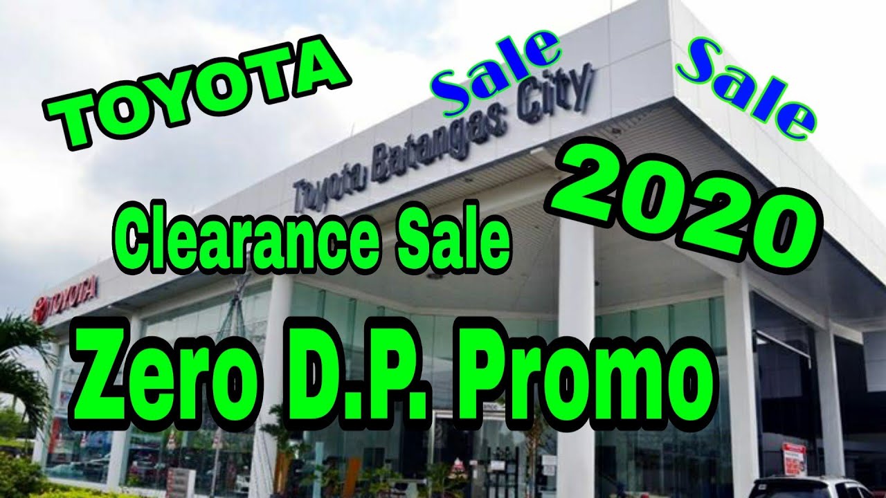 Toyota Batangas / ZERO DOWN PAYMENT / Clearance Sale / Ayashane TV