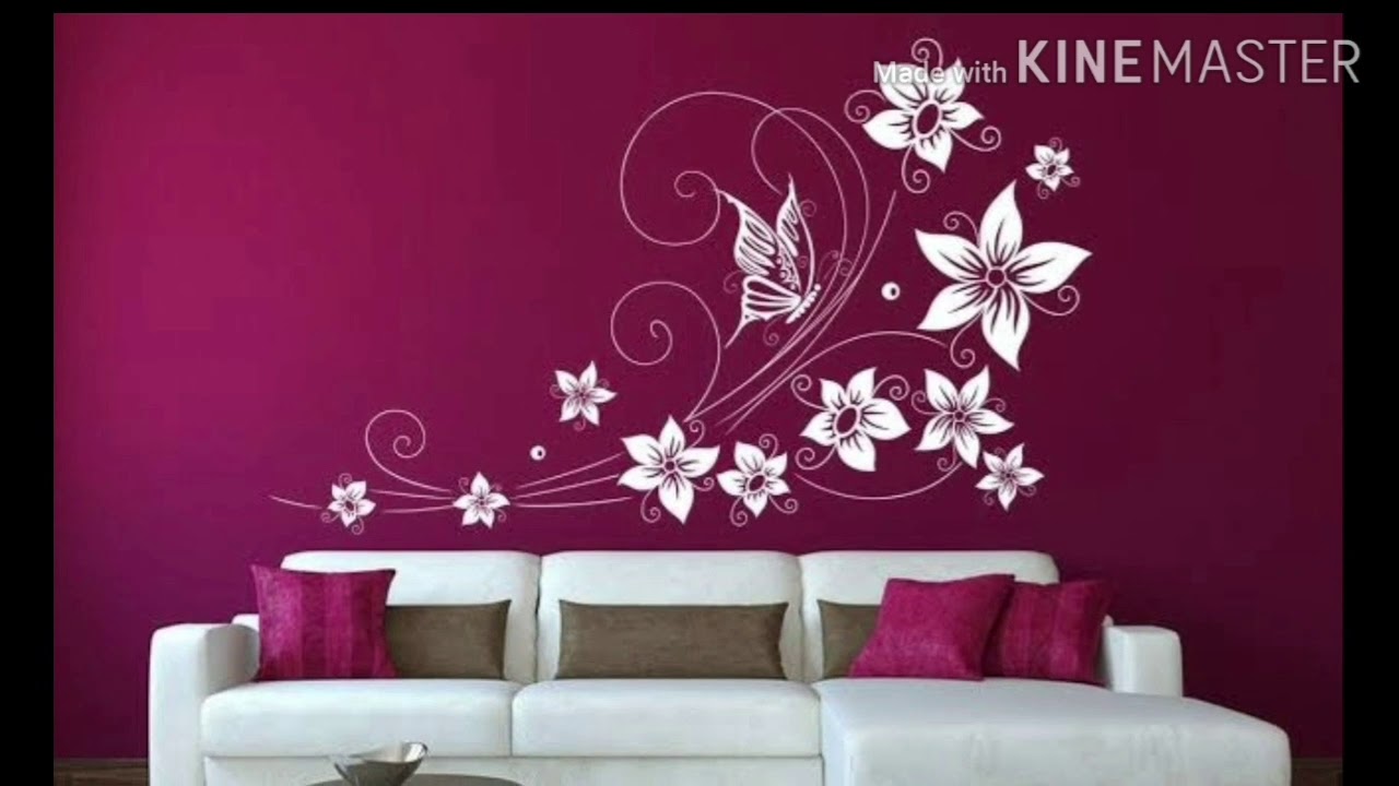 Top 50 wall painting designs ideas || wall art design ideas || dIY ...