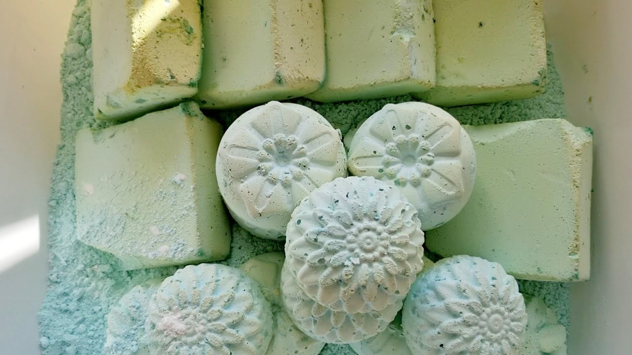 Squeeky: Green Reformed Gym Chalk topped with cornstarch ~Blocks ...