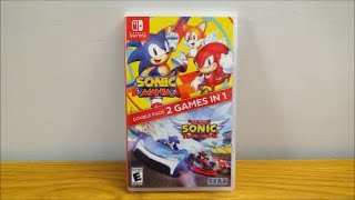 Sonic Mania/Team Sonic Racing (Switch unboxing)