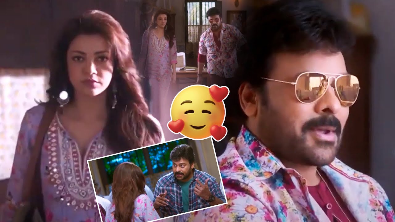Chiranjeevi And Kajal Aggarwal Love Movie Scene | Khaidi no 150 Movie | Raghu Babu | Cinema Theatre