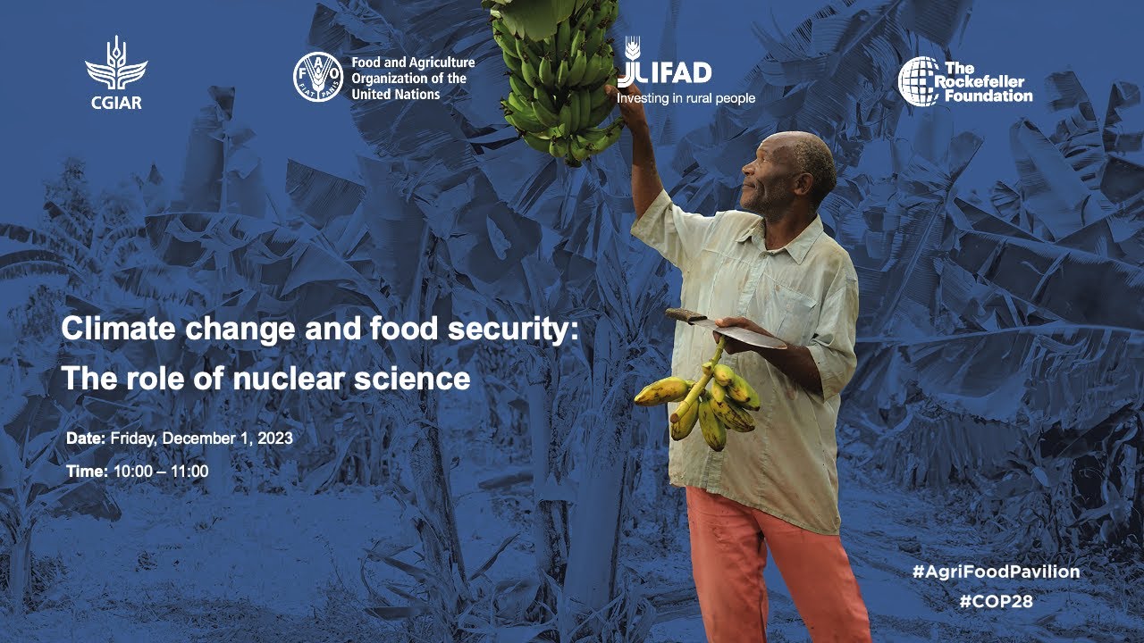 Climate change and food security: The role of nuclear science - YouTube