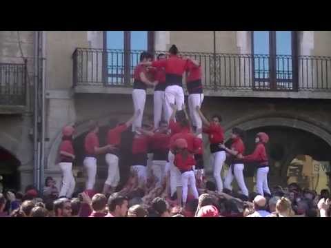 Castellers de Barcelona: 4d8 Mercat del Ram a Vic 13/04/2014